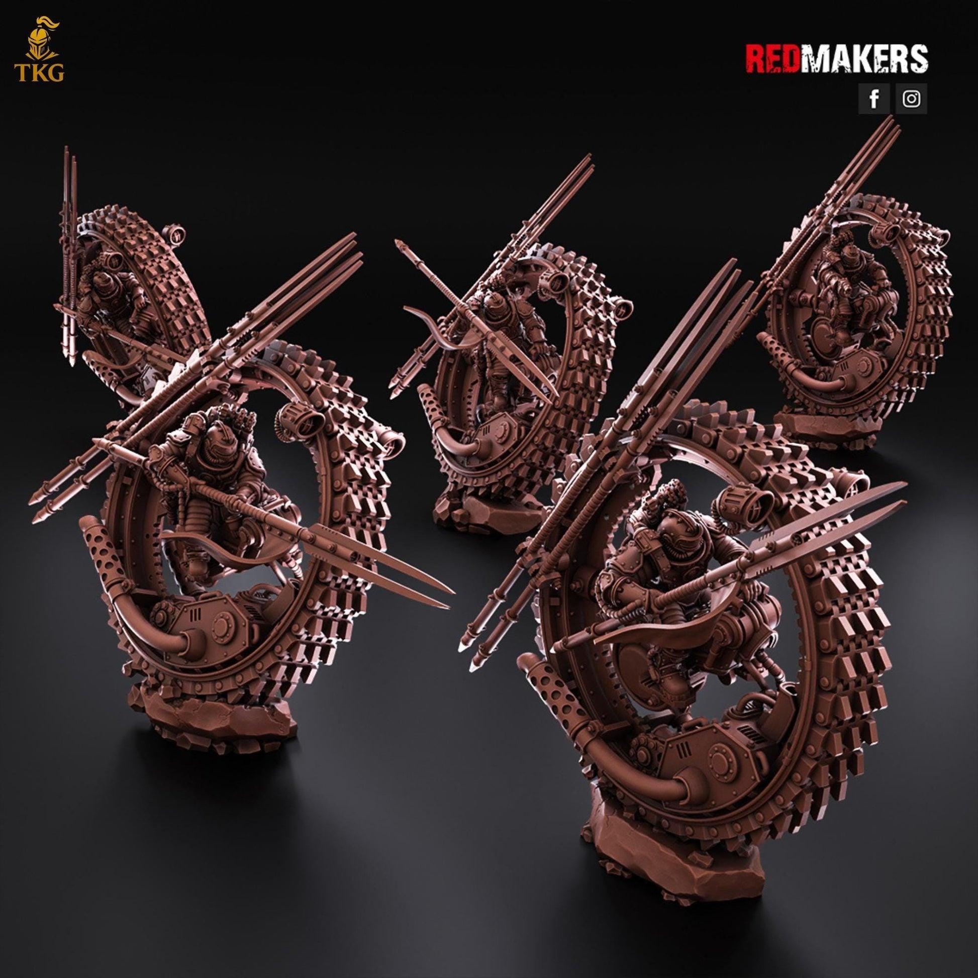 Riders of the Imperial Force by Red Makers | 3D printed Tabletop Miniatures