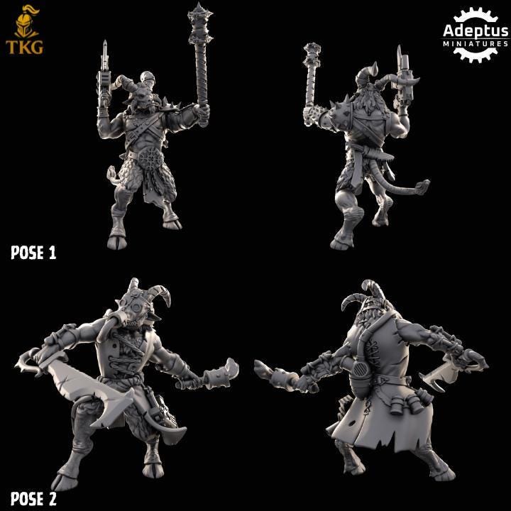 Gorehorn Kill Squad by Adeptus Miniatures | 3D printed Tabletop Miniatures