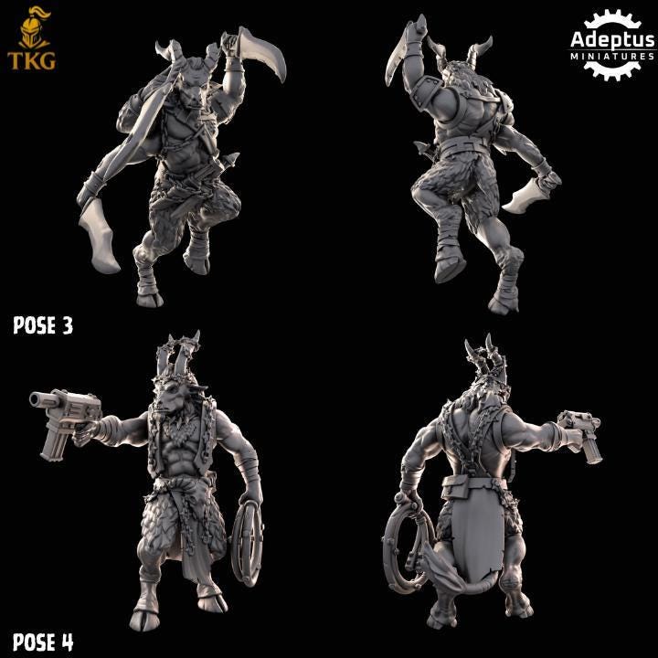 Gorehorn Kill Squad by Adeptus Miniatures | 3D printed Tabletop Miniatures