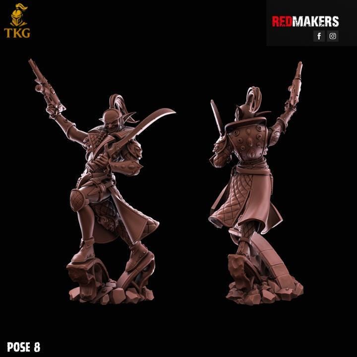 The Silent Masque Kill Squad by Red Makers | 3D printed Tabletop Miniatures
