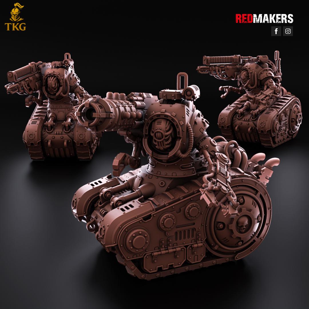 Omniforge Mech-Breachers by RedMakers | 3D Printed Tabletop Miniatures