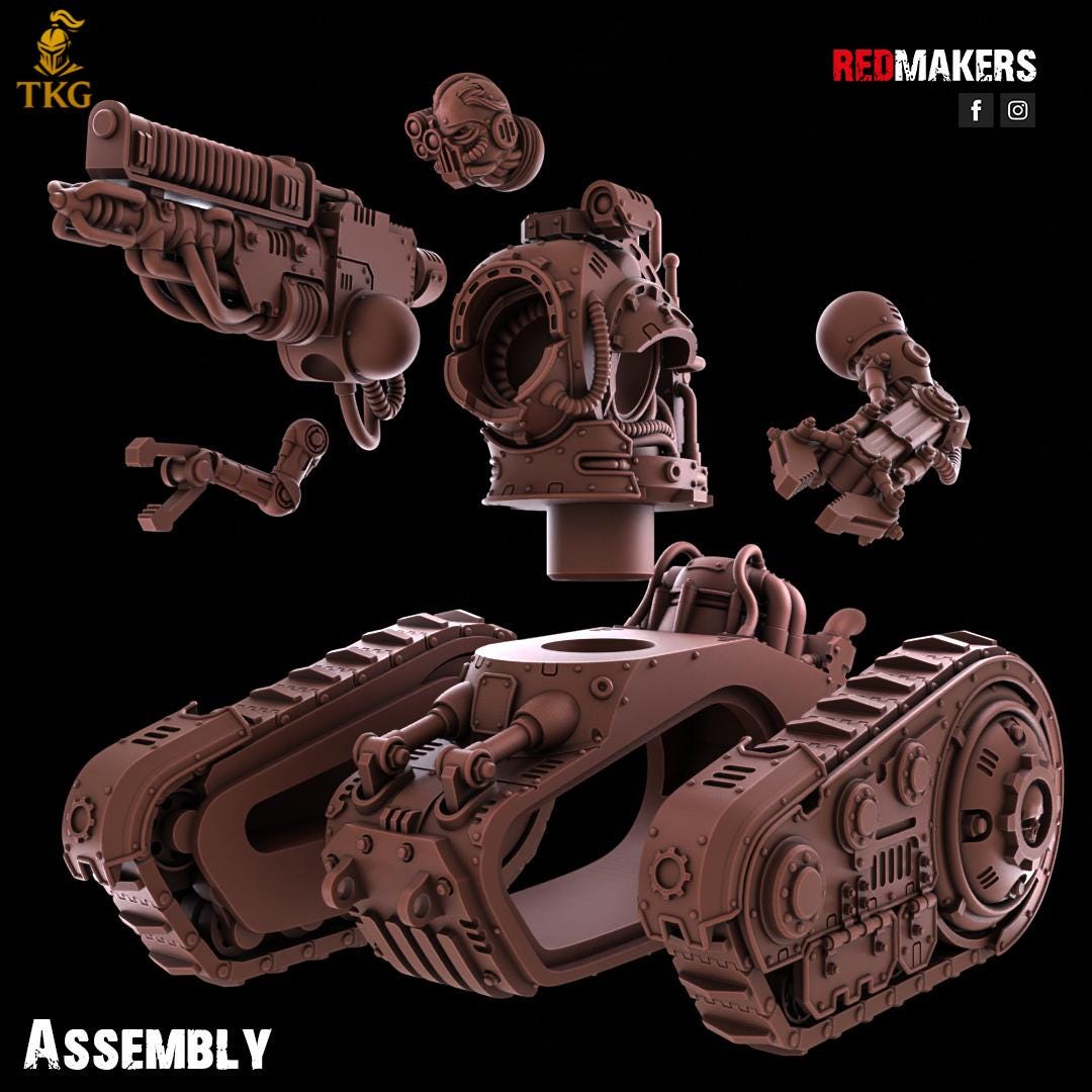 Omniforge Mech-Breachers by RedMakers | 3D Printed Tabletop Miniatures
