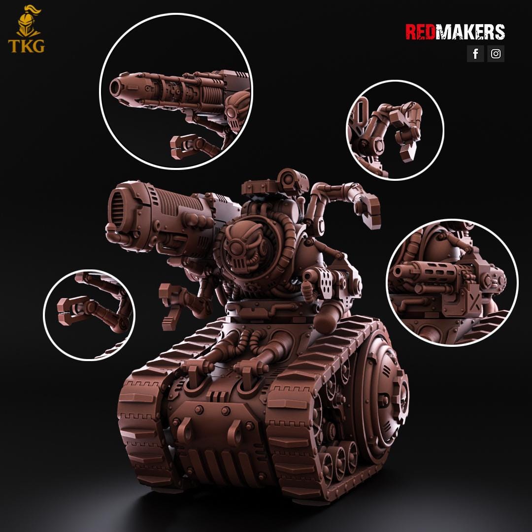 Omniforge Mech-Destroyers by RedMakers | 3D Printed Tabletop Miniatures
