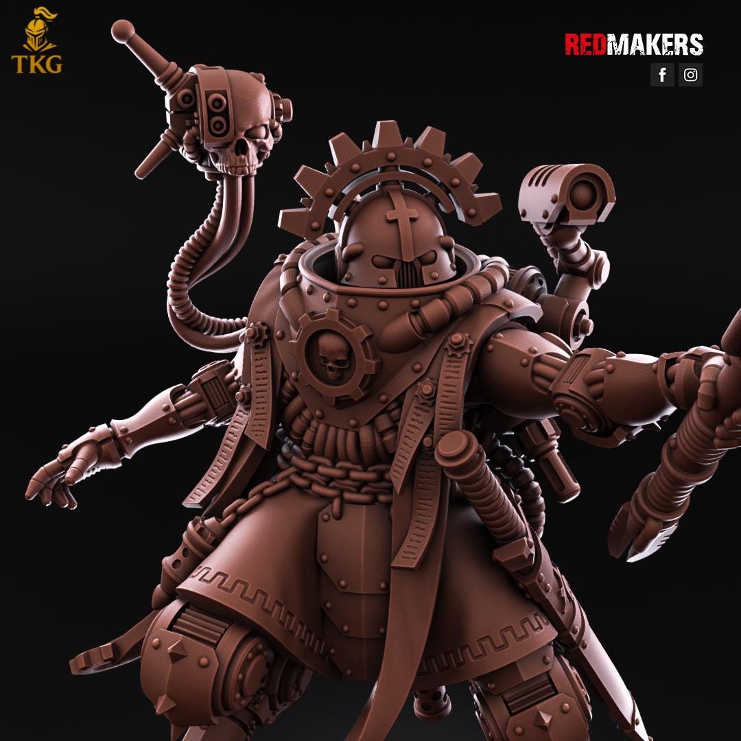 Omniforge Tech Marshal by RedMakers | 3D Printed Tabletop Miniatures