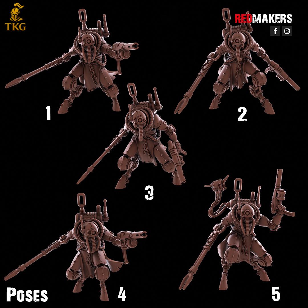 Omniforge Phantom Reapers by RedMakers | 3D Printed Tabletop Miniatures