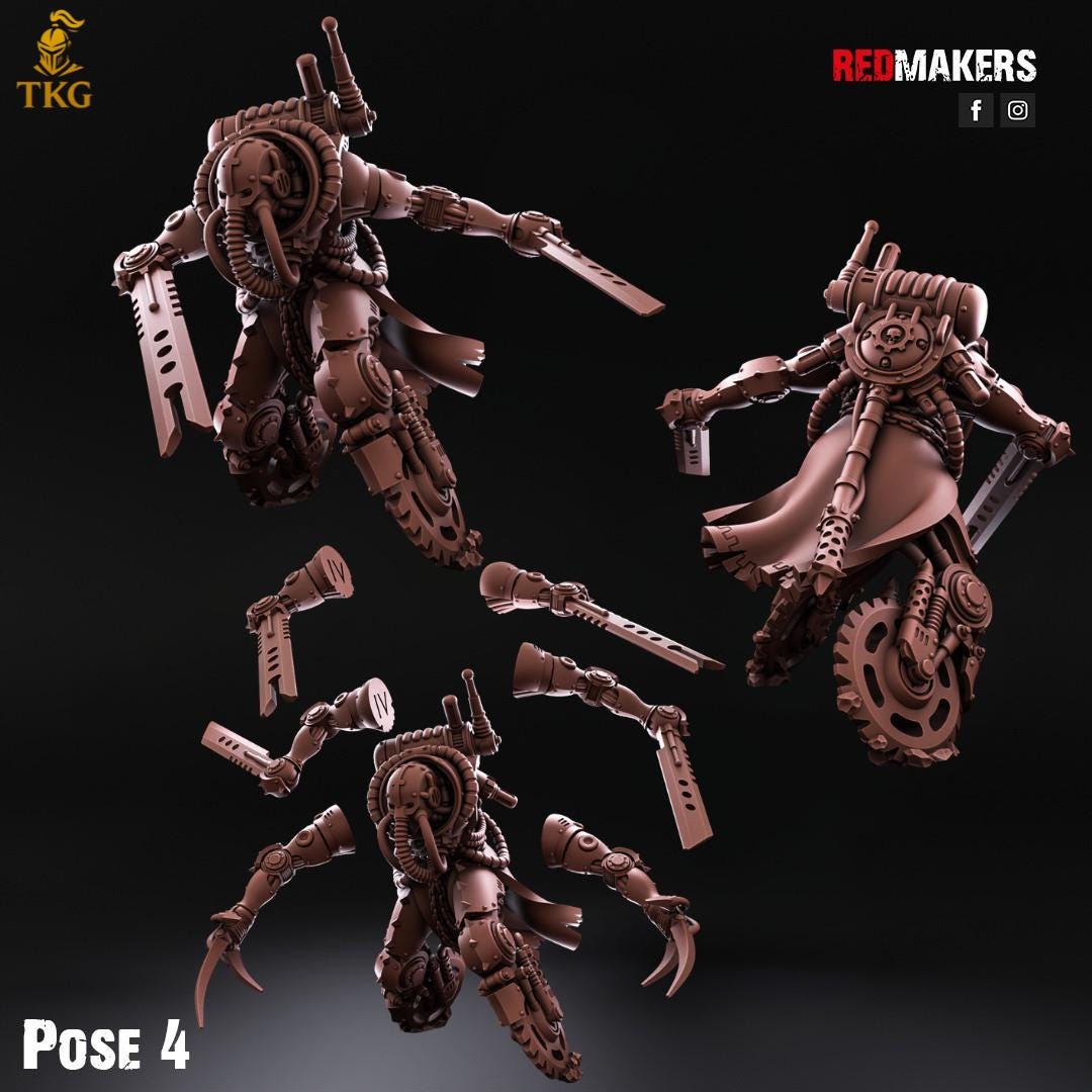 Omniforge Blade Reapers by RedMakers | 3D Printed Tabletop Miniatures