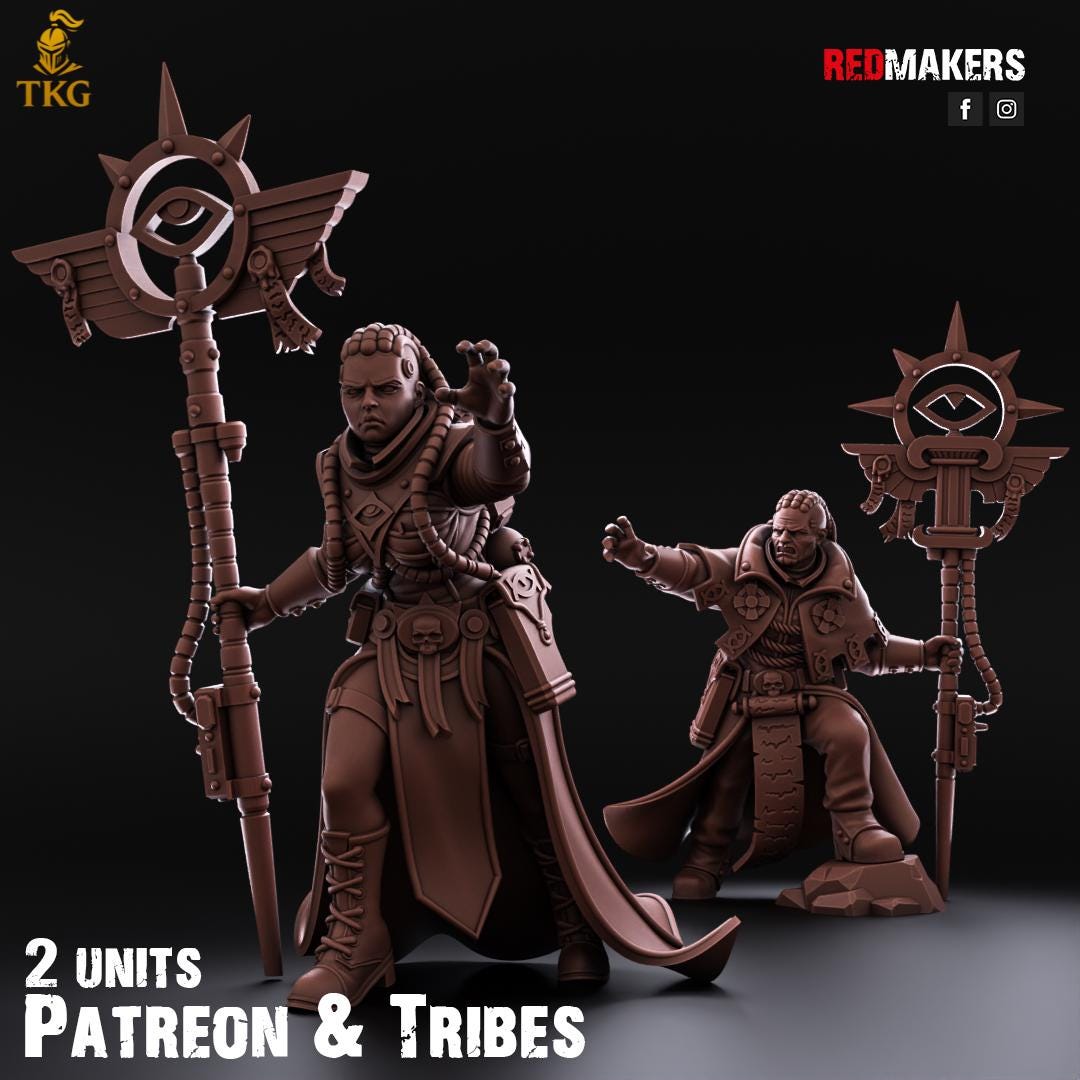 Psychic Operatives - Imperial Force by RedMakers | 3D Printed Tabletop Miniatures