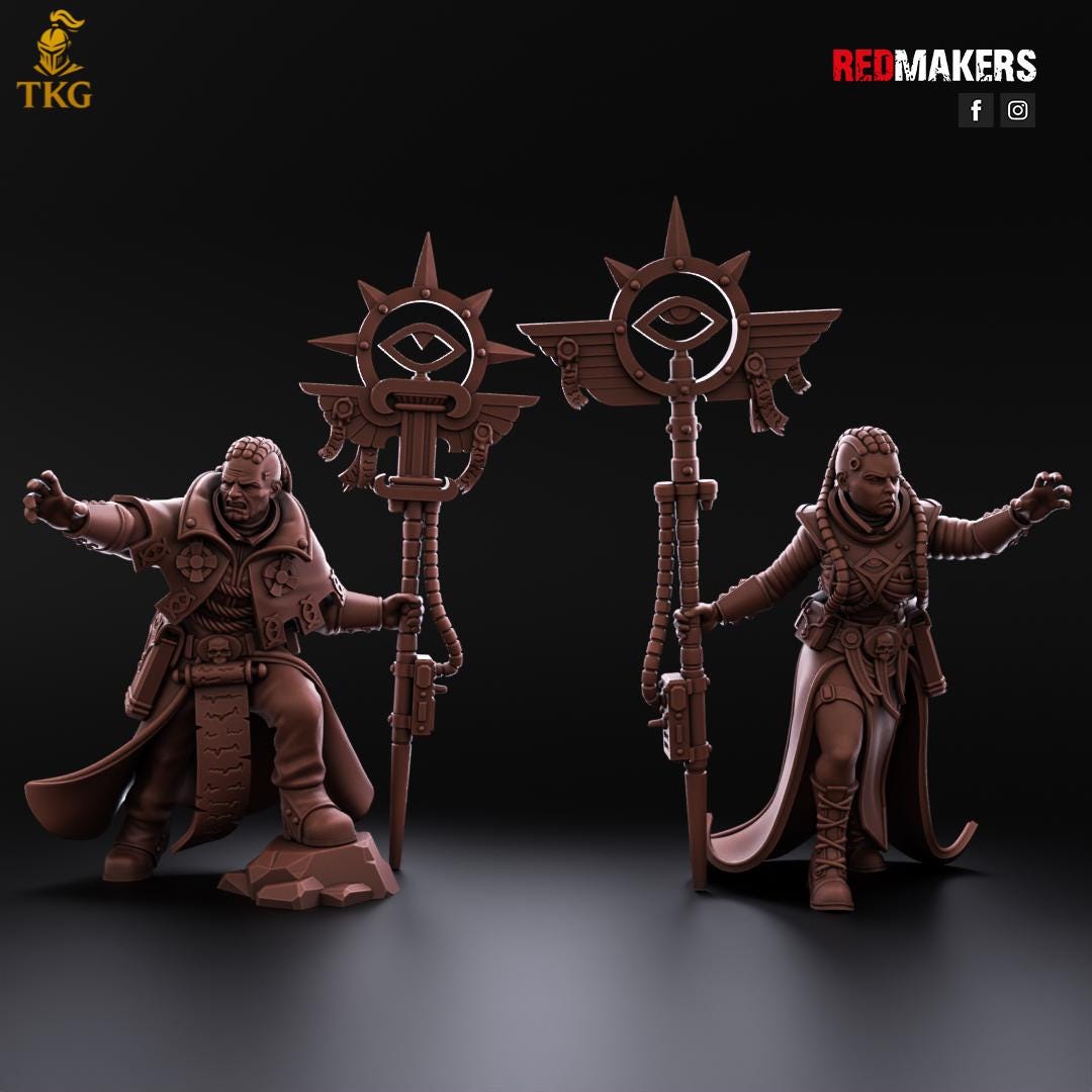 Psychic Operatives - Imperial Force by RedMakers | 3D Printed Tabletop Miniatures