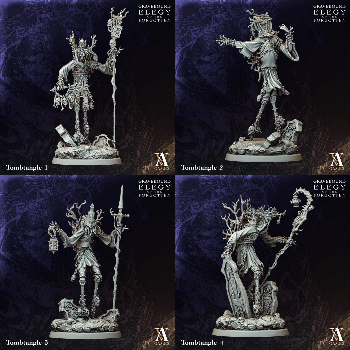 Elegy of the Forgotten - Gravebound by ArchvillainGames | 3D Printed Miniatures