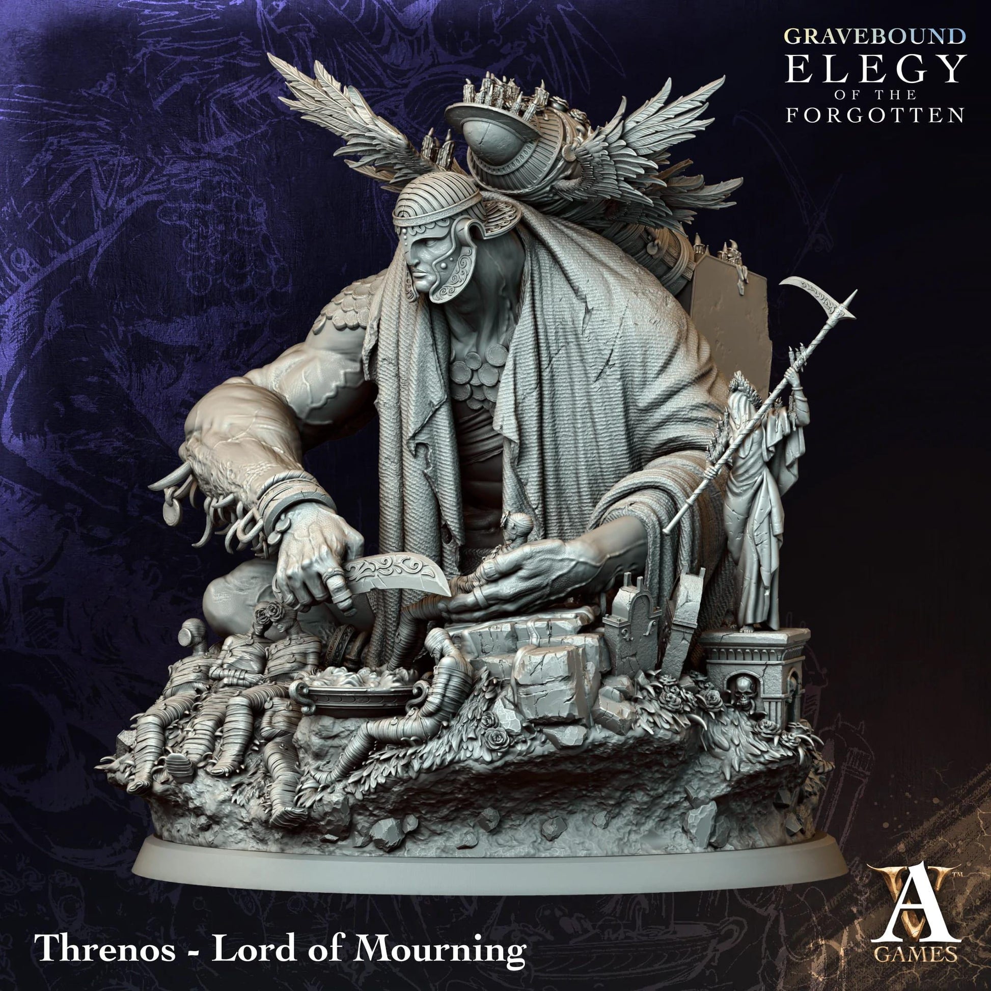 Elegy of the Forgotten - Gravebound by ArchvillainGames | 3D Printed Miniatures