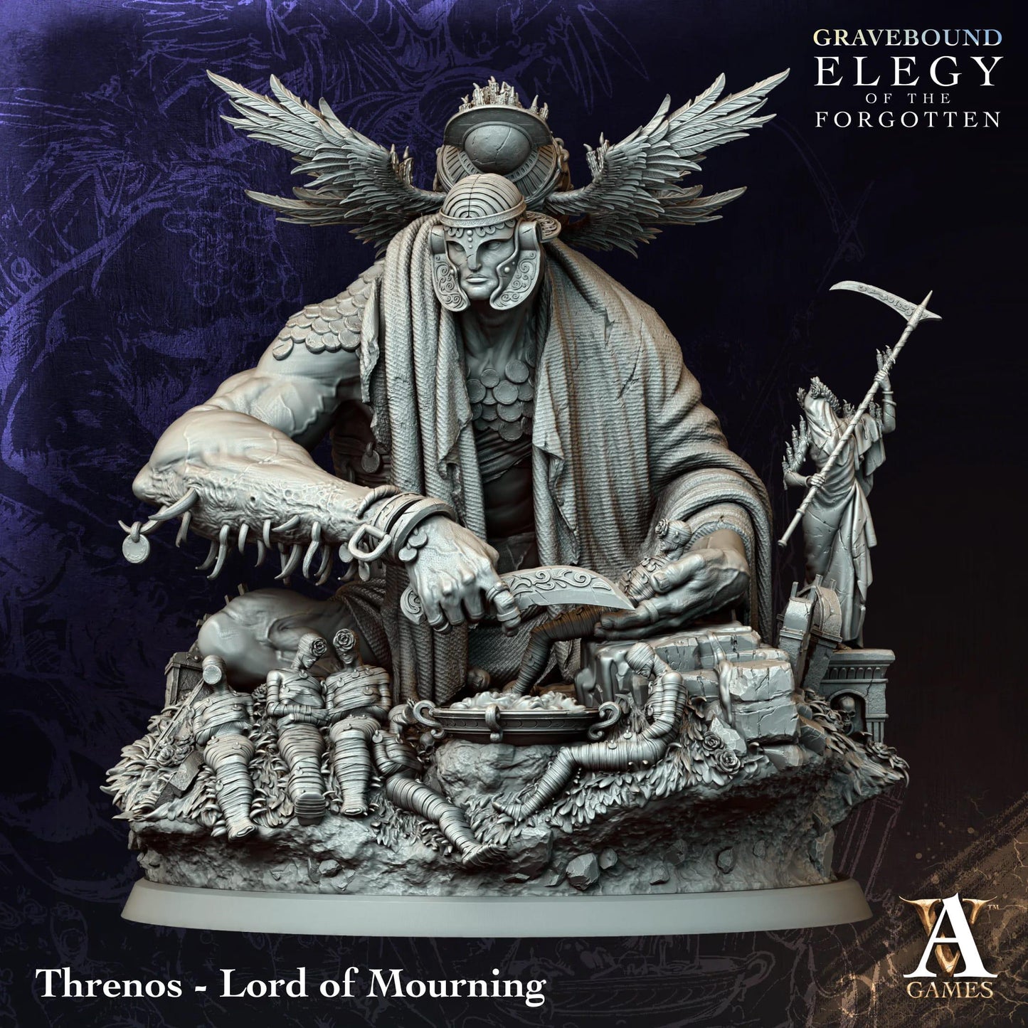 Elegy of the Forgotten - Gravebound by ArchvillainGames | 3D Printed Miniatures
