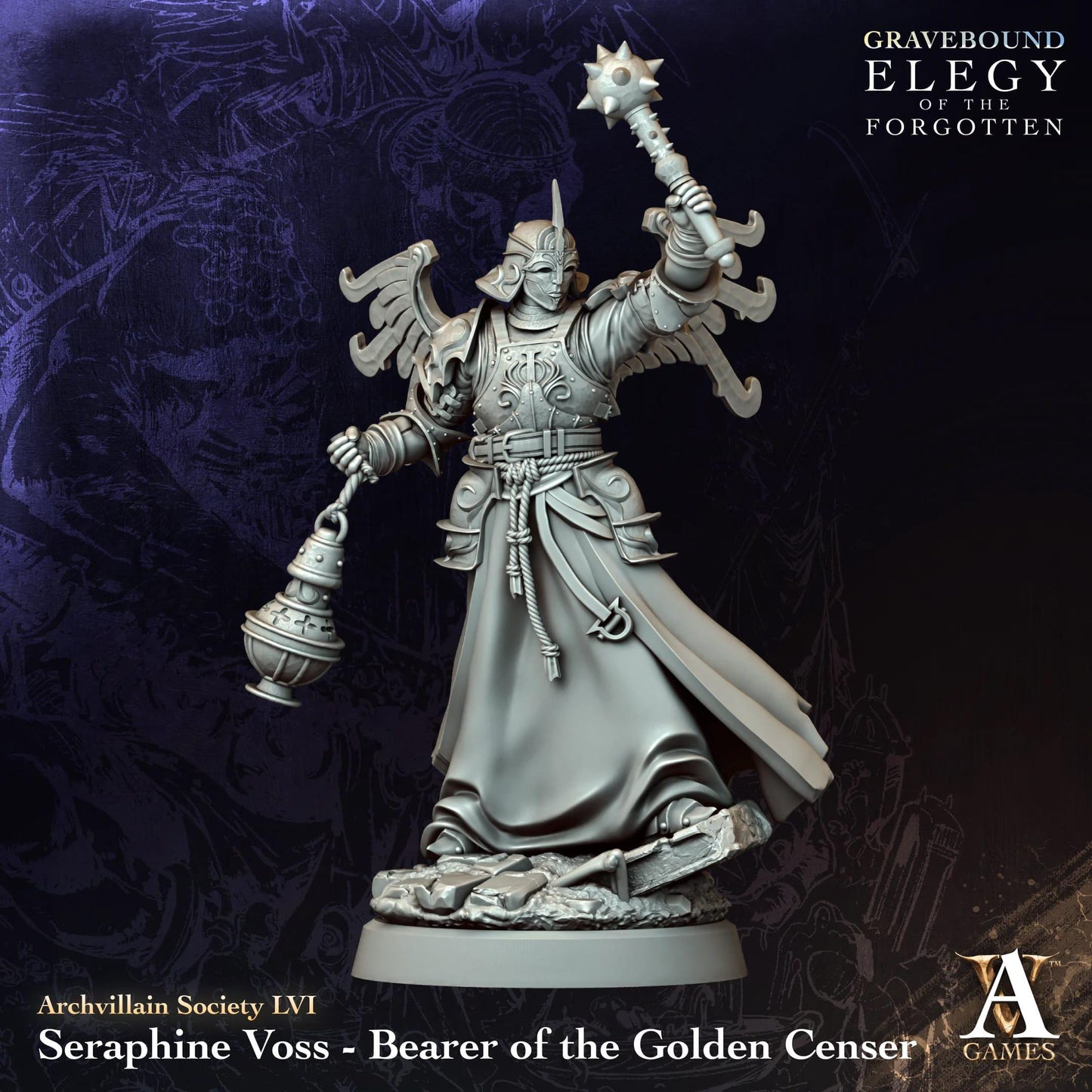 Elegy of the Forgotten - Gravebound by ArchvillainGames | 3D Printed Miniatures