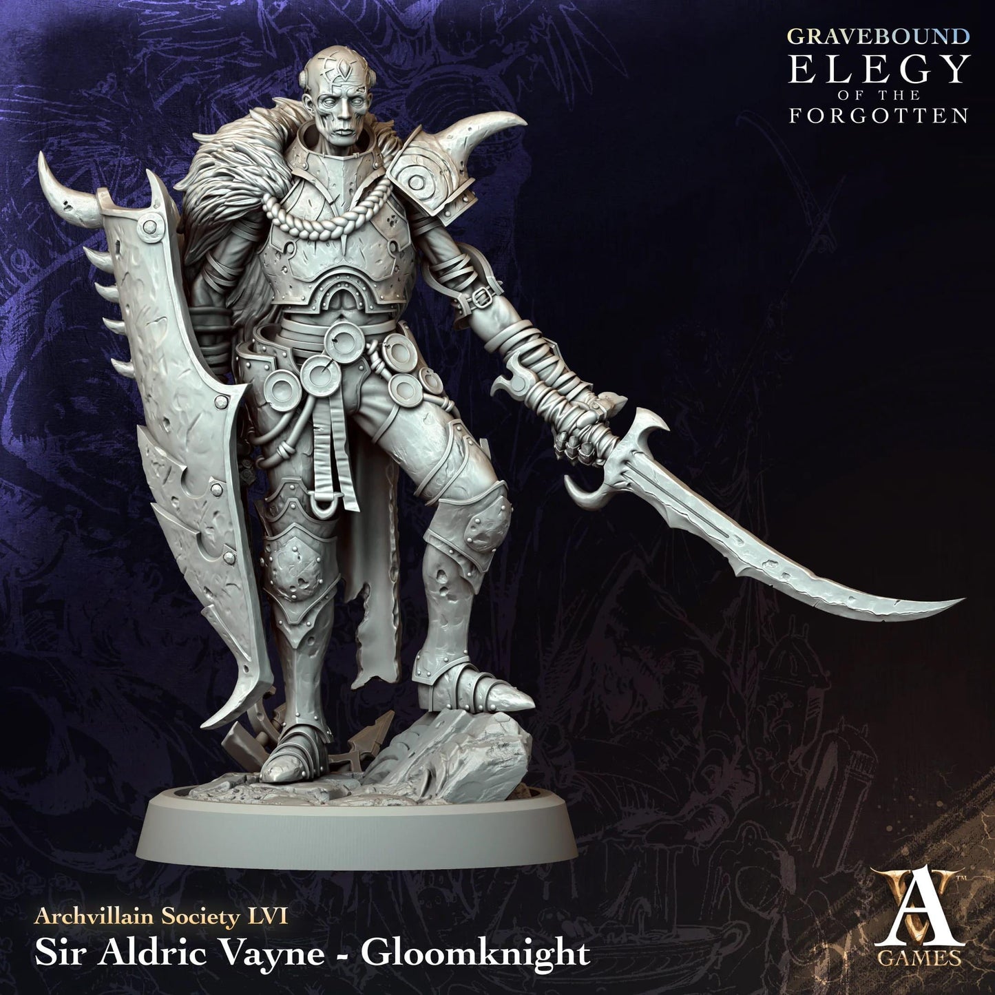 Elegy of the Forgotten - Gravebound by ArchvillainGames | 3D Printed Miniatures