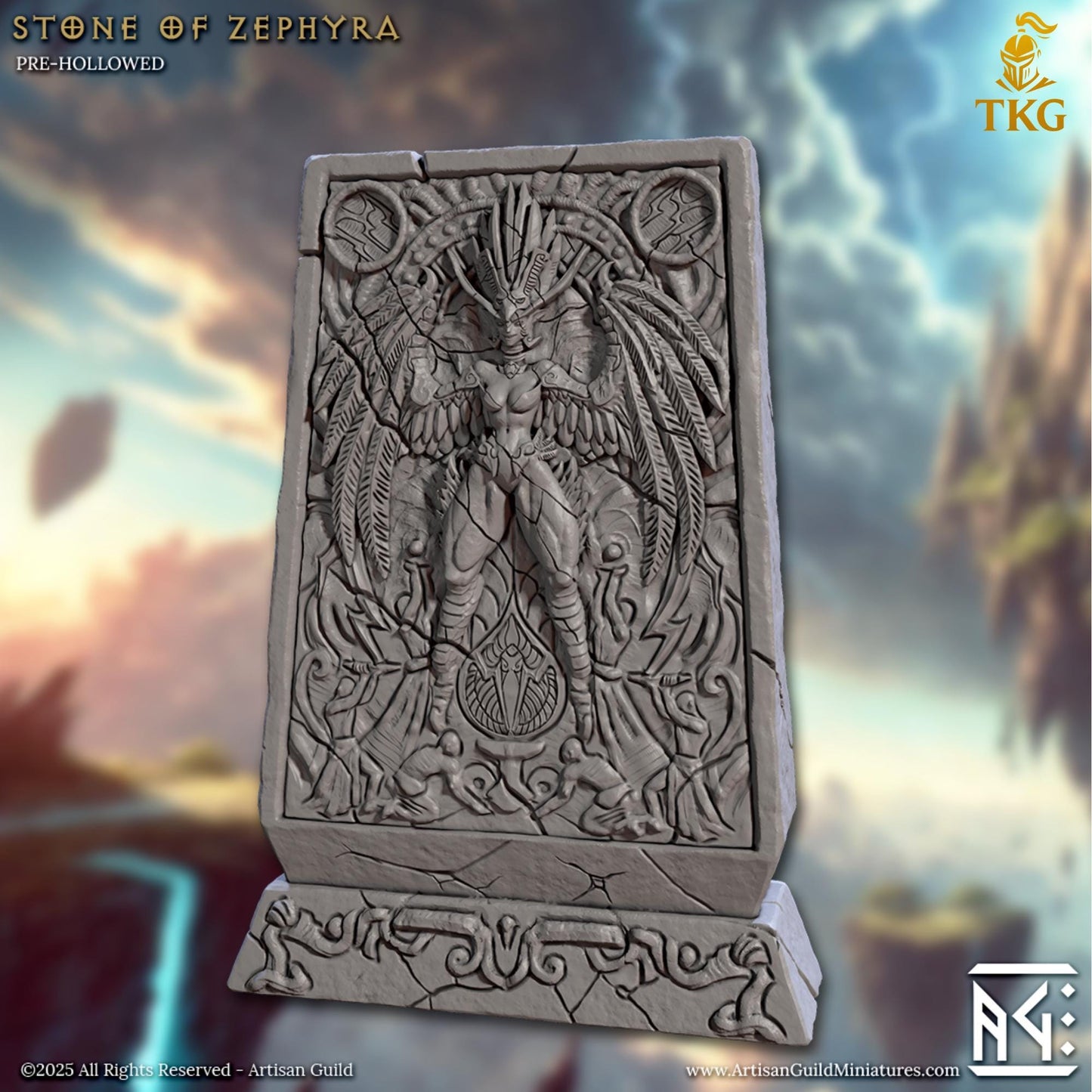 Raid at the Temple of Zephyria by Artisan Guild | 3D Printed Miniatures | Fantasy Models