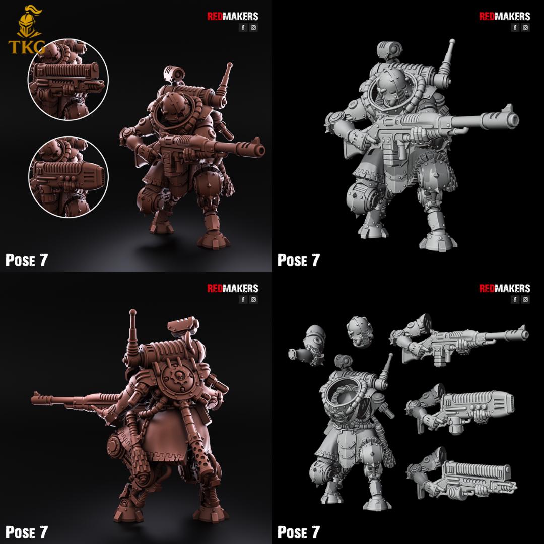 Omniforge Tech Guardians by RedMakers | 3D Printed Tabletop Miniatures