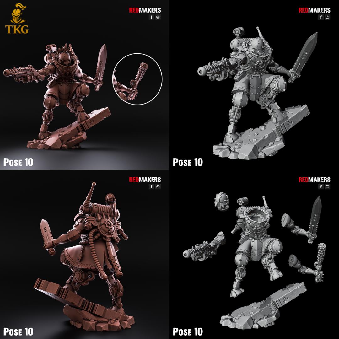 Omniforge Tech Guardians by RedMakers | 3D Printed Tabletop Miniatures