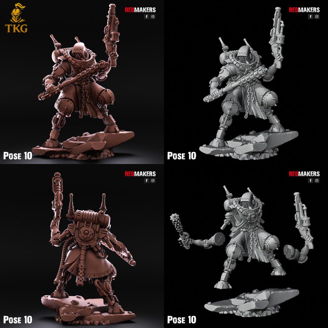 Omniforge Tech Rangers by RedMakers | 3D Printed Tabletop Miniatures