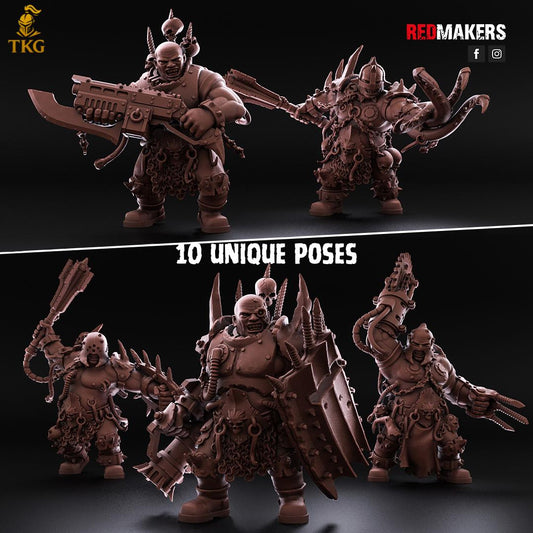 Heretics - Abhuman Giants by RedMakers | 3D printed Tabletop Miniatures