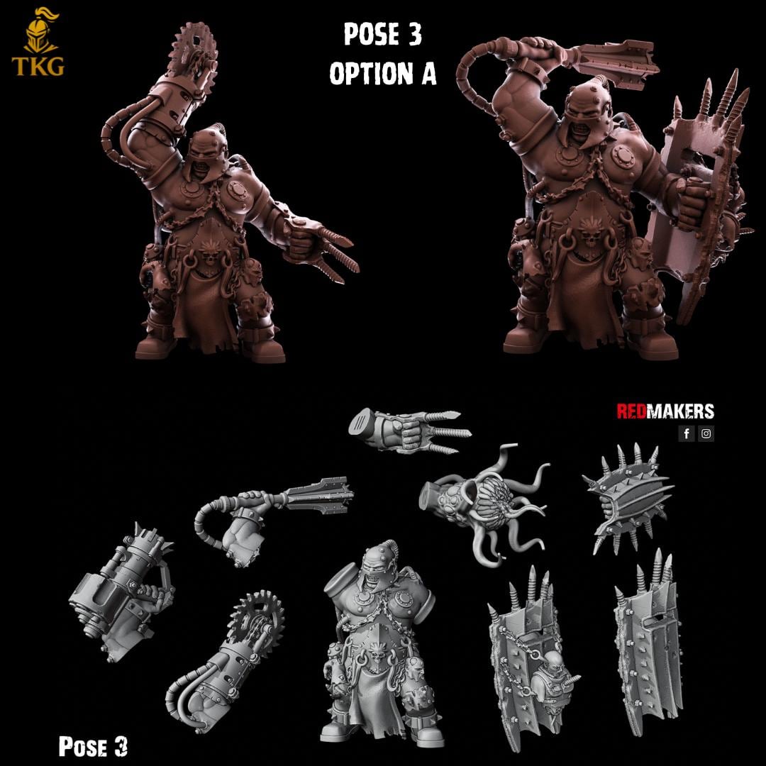 Heretics - Abhuman Giants by RedMakers | 3D printed Tabletop Miniatures
