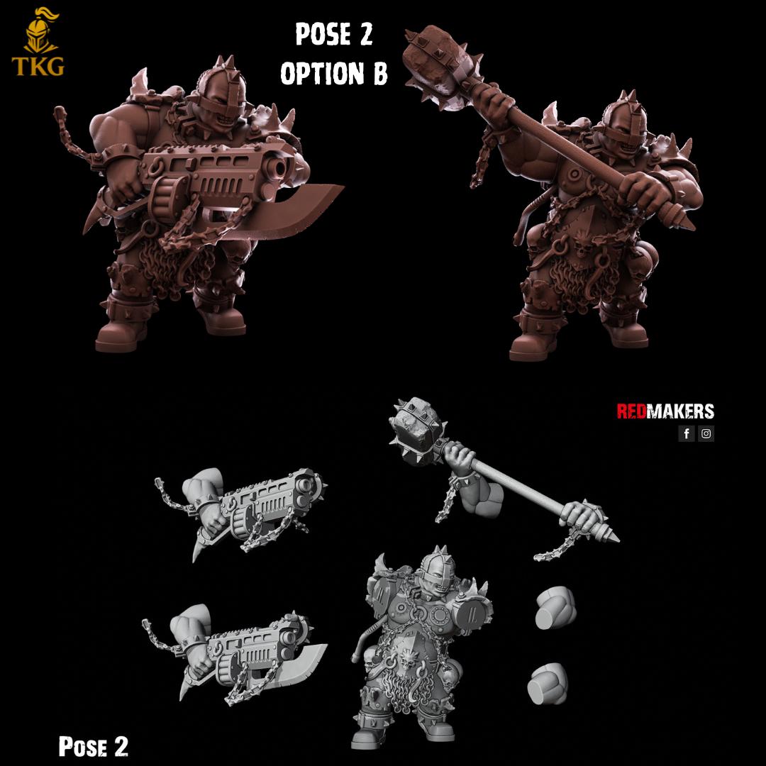 Heretics - Abhuman Giants by RedMakers | 3D printed Tabletop Miniatures