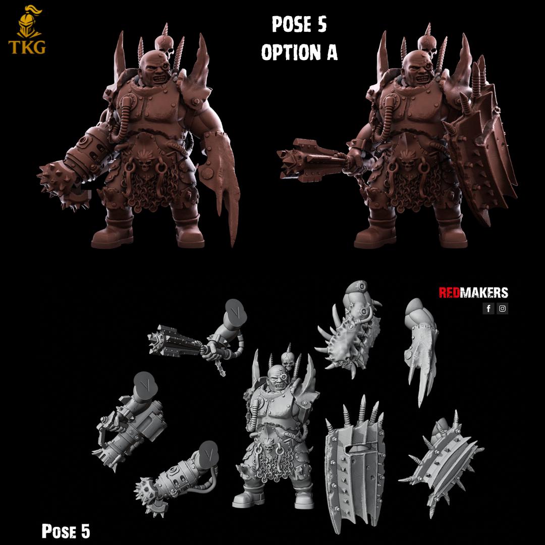 Heretics - Abhuman Giants by RedMakers | 3D printed Tabletop Miniatures