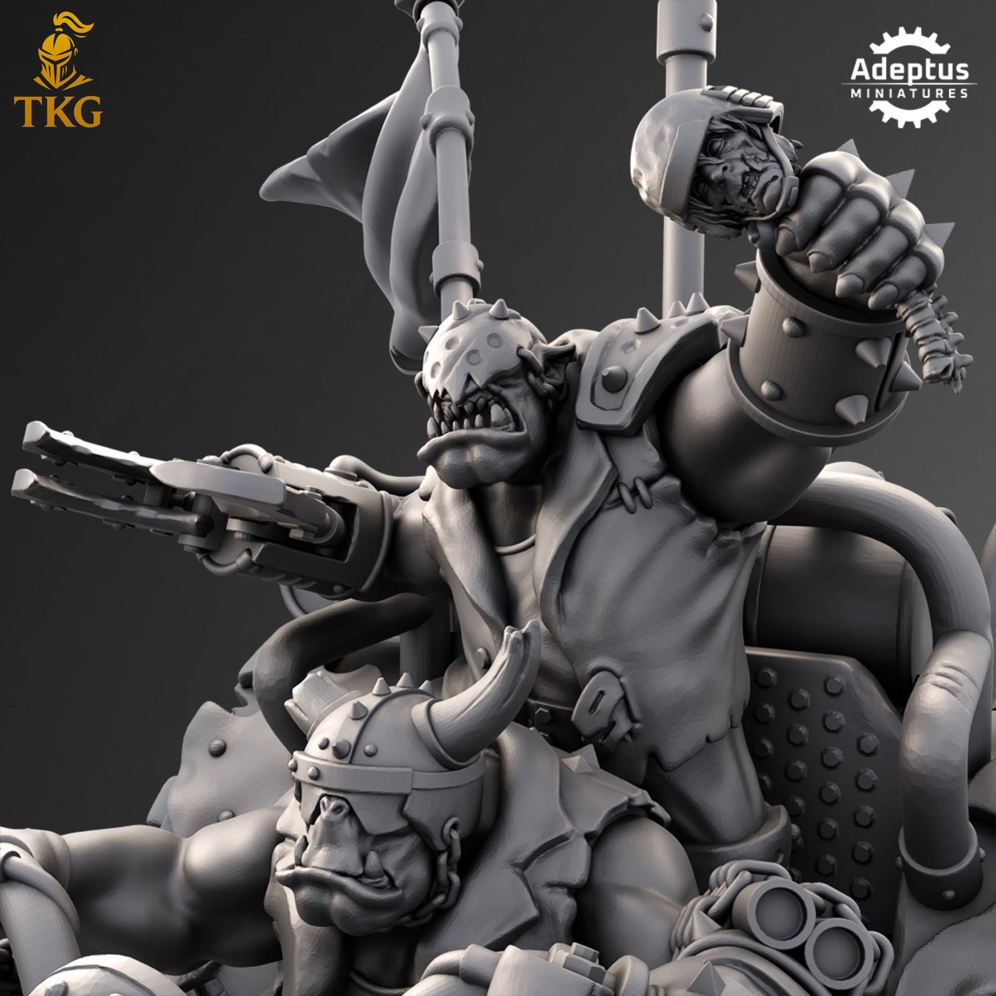 Roadboss Trike - Orks by Adeptus Miniatures | 3D printed Tabletop Miniatures