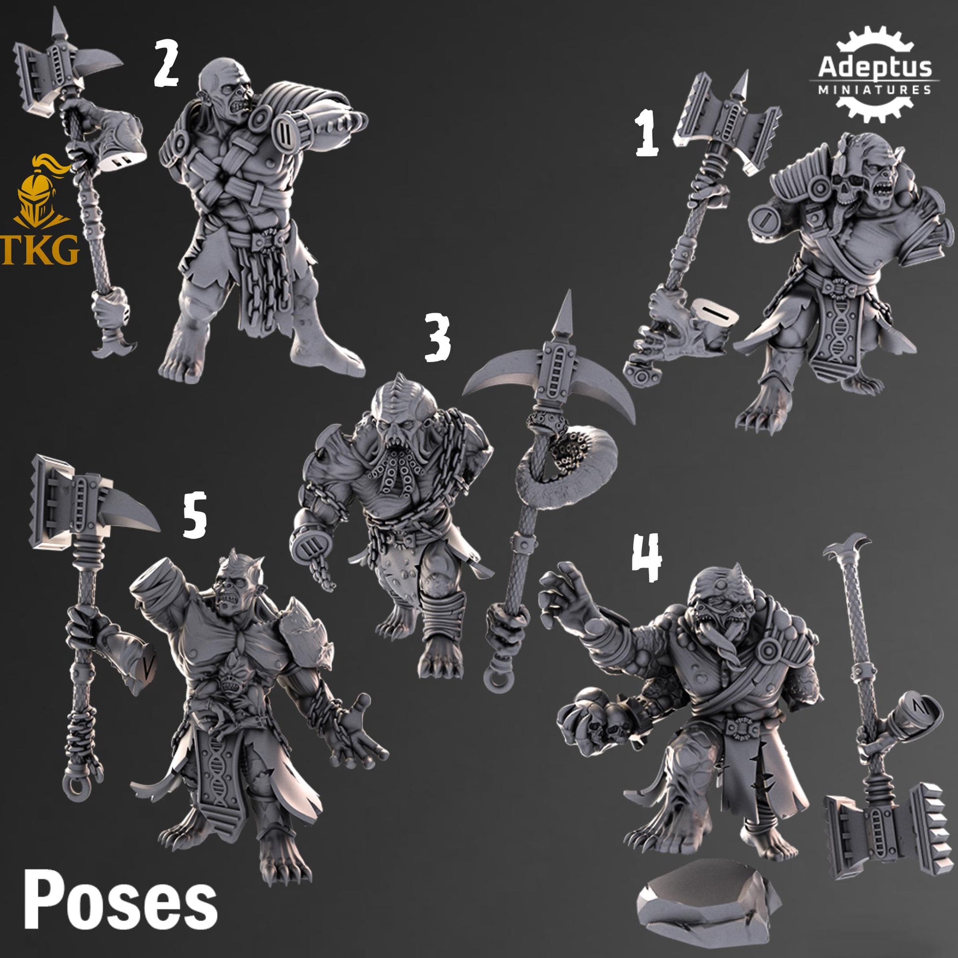 Ruinspawn - The Hiveborne by Adeptus Miniatures | 3D printed Tabletop Miniatures