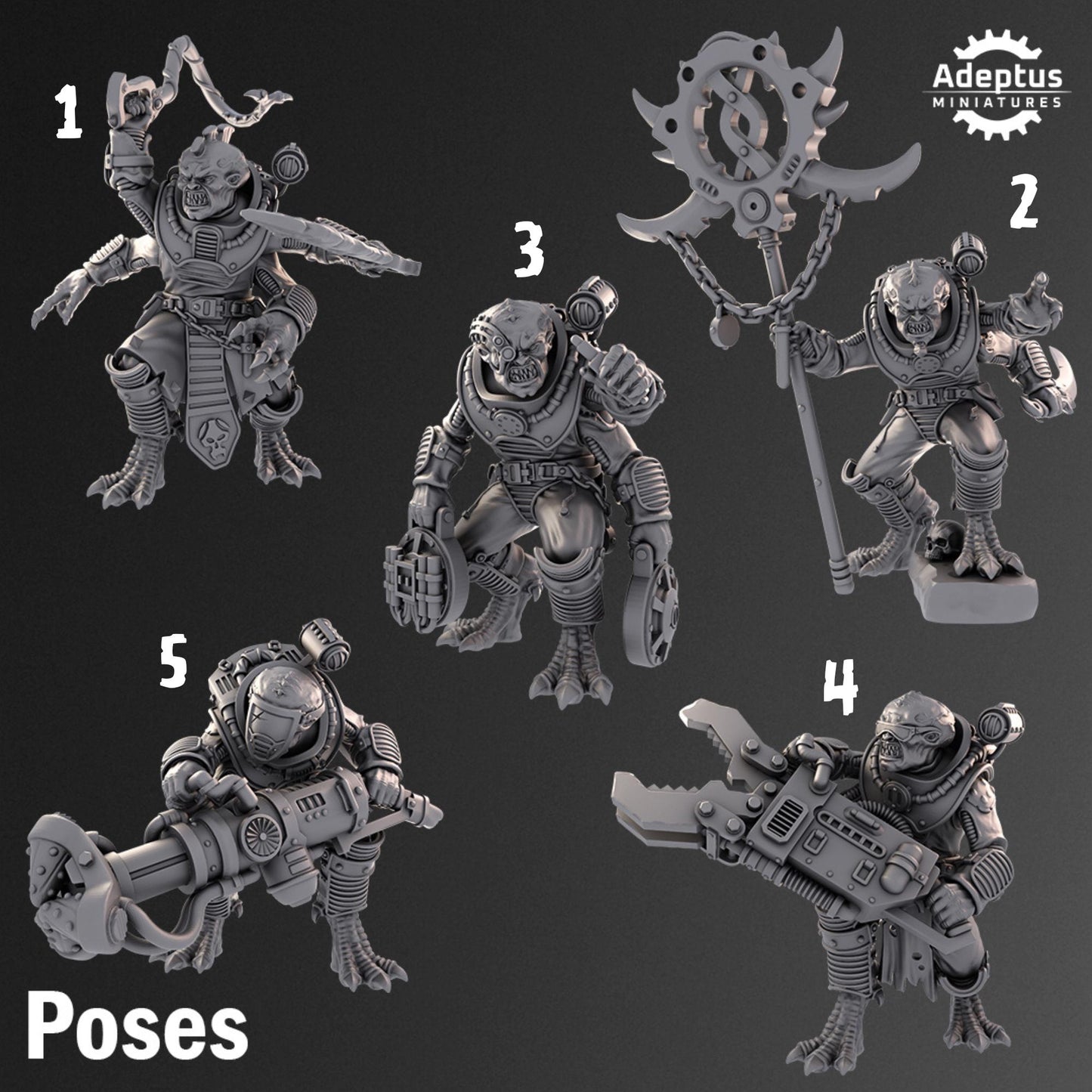 Aculyte Strain - The Hiveborne by Adeptus Miniatures | 3D printed Tabletop Miniatures