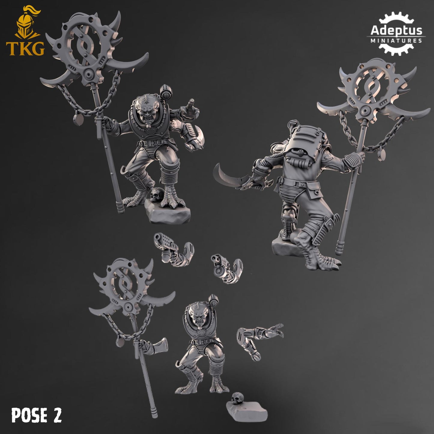 Aculyte Strain - The Hiveborne by Adeptus Miniatures | 3D printed Tabletop Miniatures