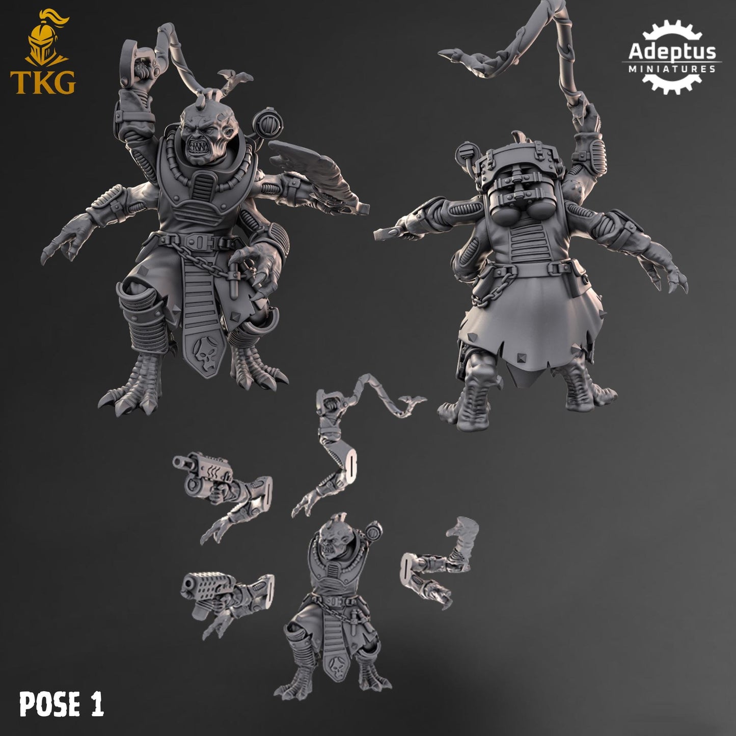 Aculyte Strain - The Hiveborne by Adeptus Miniatures | 3D printed Tabletop Miniatures