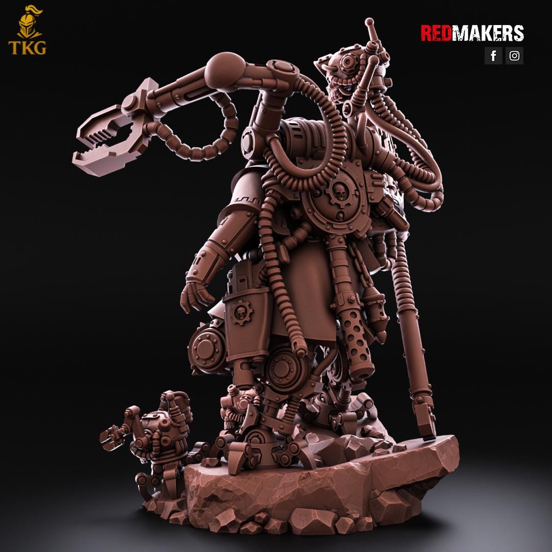 Omniforge Tech Engineer by RedMakers | 3D Printed Tabletop Miniatures