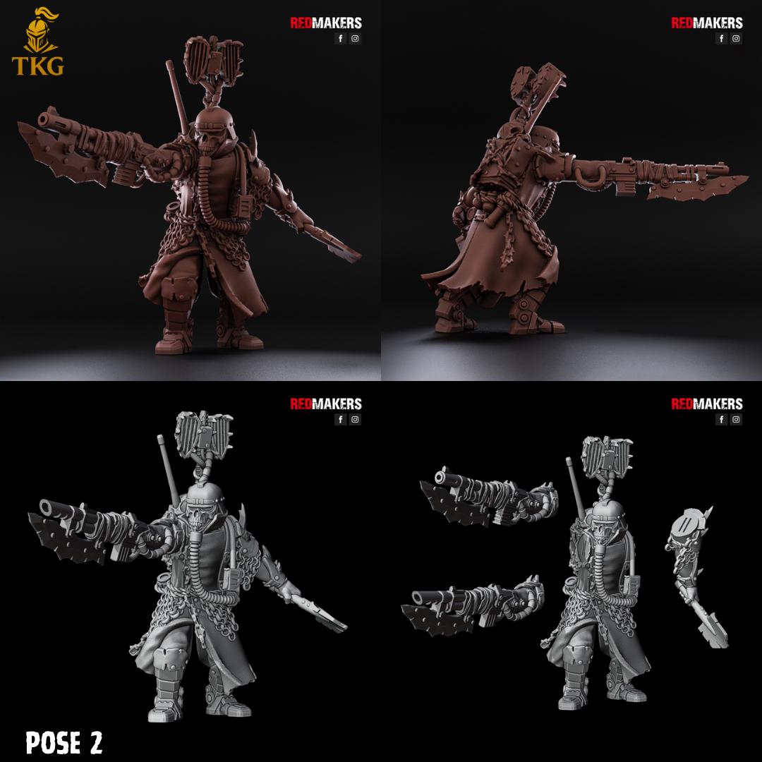 Renegade Death Division - Command Squad by Red Makers | 3D printed Tabletop Miniatures