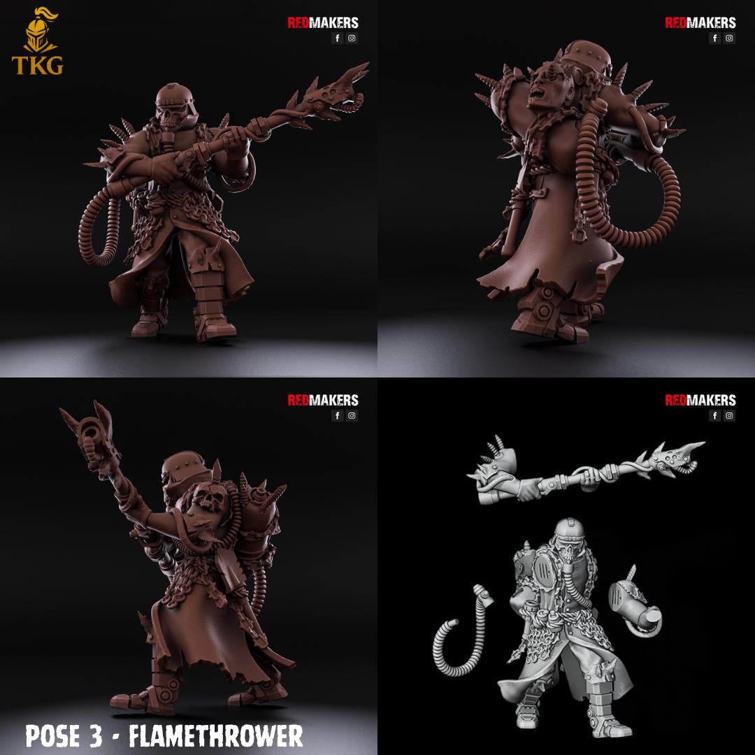 Renegade Death Division - Command Squad by Red Makers | 3D printed Tabletop Miniatures