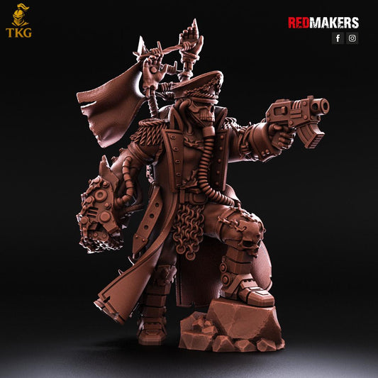 Renegade Death Division Commissar by RedMakers | 3D Printed Tabletop Miniatures