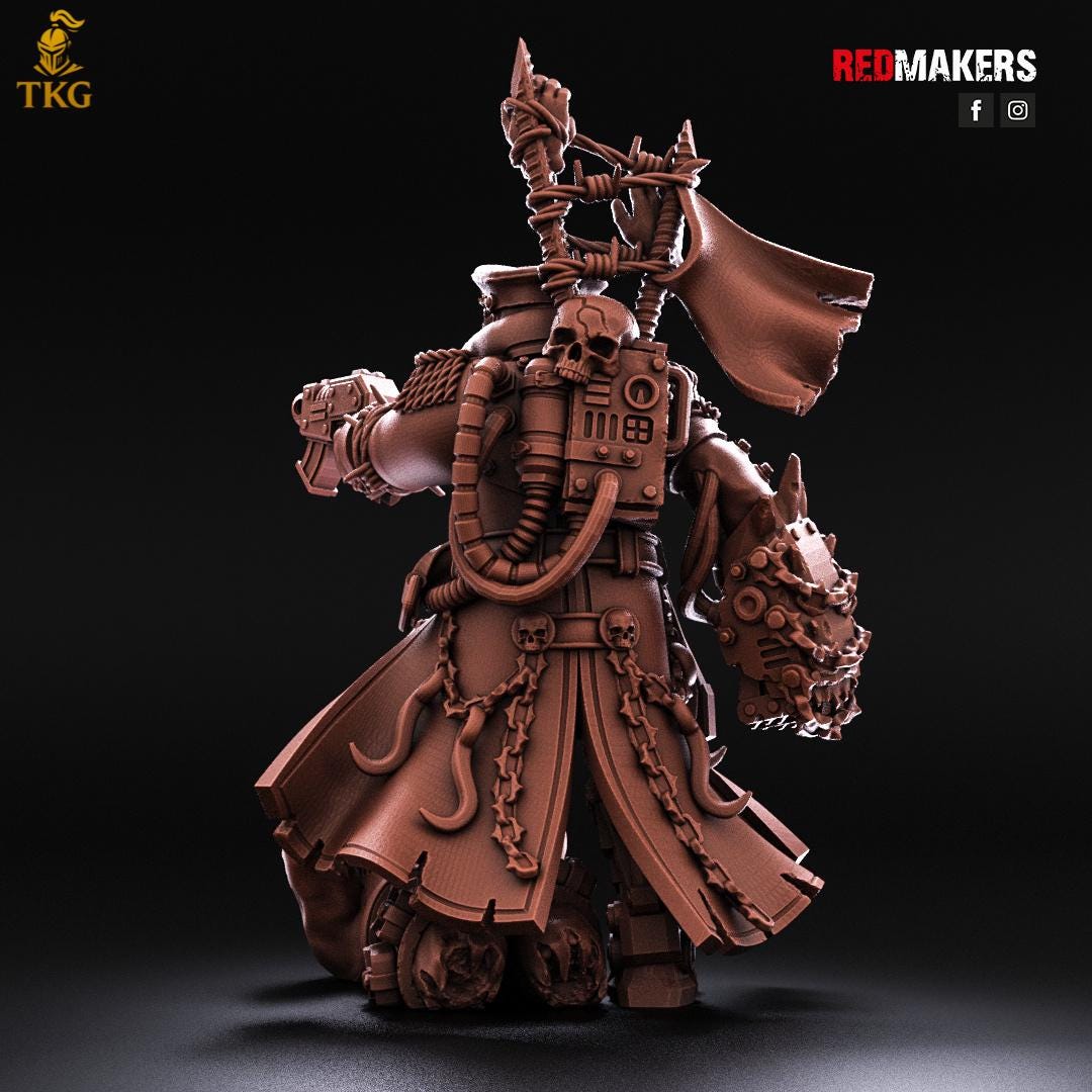 Renegade Death Division Commissar by RedMakers | 3D Printed Tabletop Miniatures
