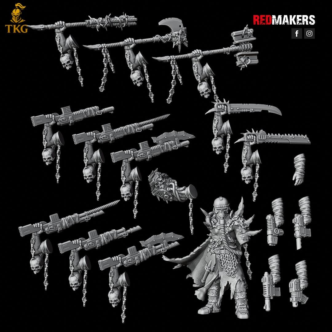 Renegade Death Division Commander by RedMakers | 3D Printed Tabletop Miniatures