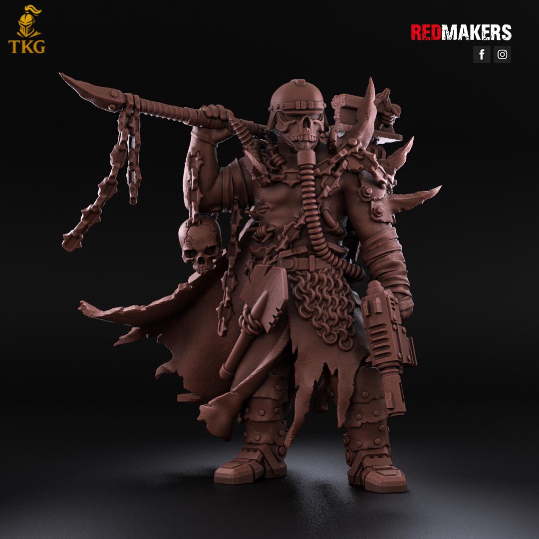 Renegade Death Division Commander by RedMakers | 3D Printed Tabletop Miniatures