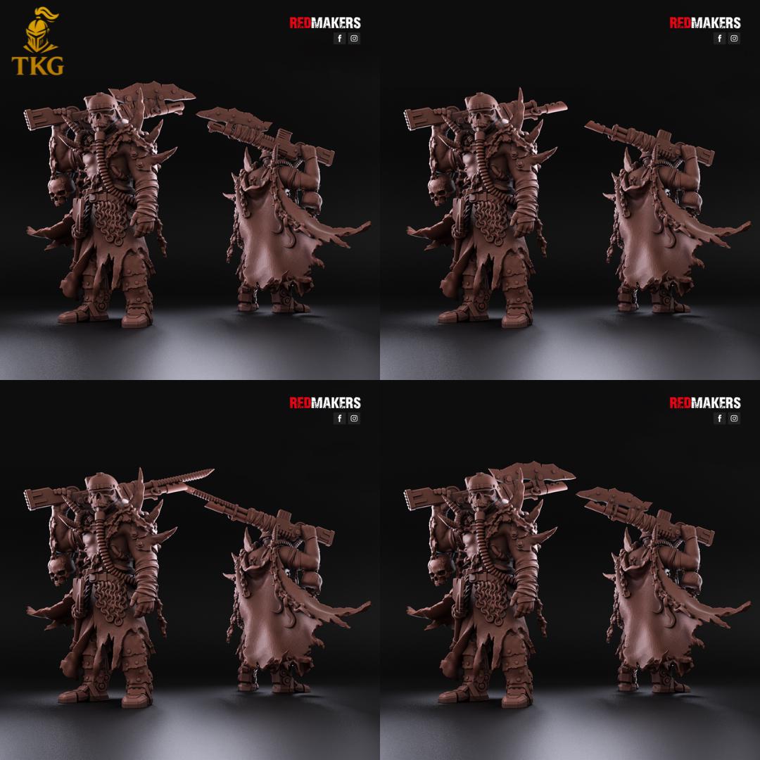 Renegade Death Division Commander by RedMakers | 3D Printed Tabletop Miniatures