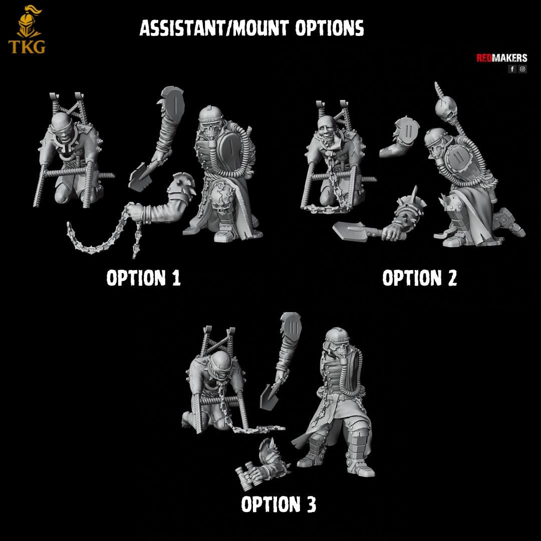 Renegade Death Division Heavy Support Squad by RedMakers | 3D Printed Tabletop Miniatures