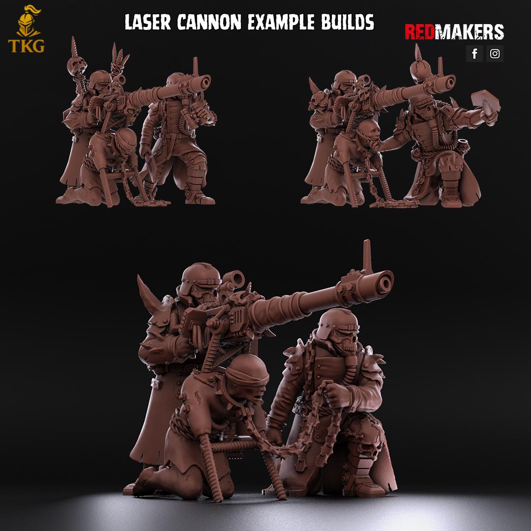 Renegade Death Division Heavy Support Squad by RedMakers | 3D Printed Tabletop Miniatures