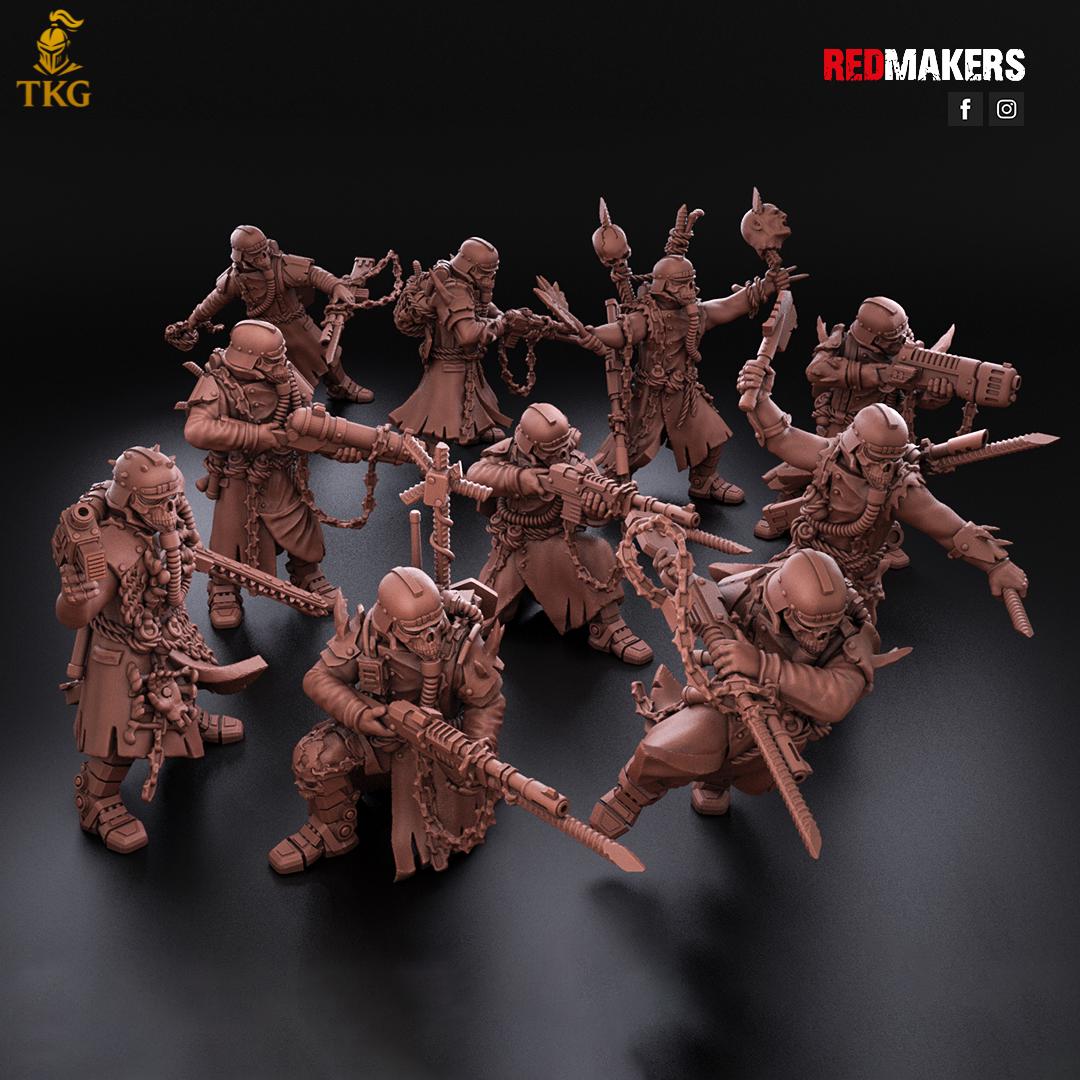 Renegade Death Squad - Heretics by RedMakers | 3D Printed Tabletop Miniatures