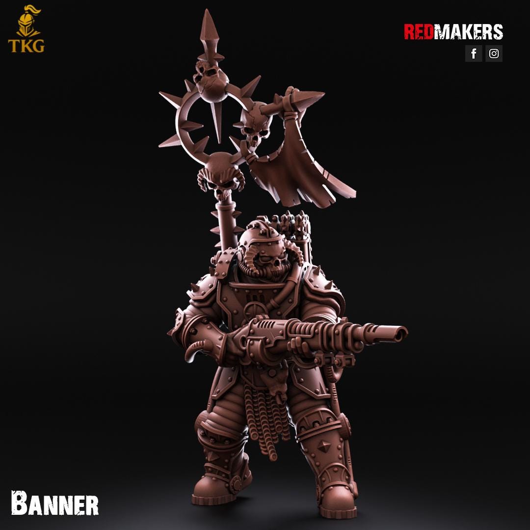 Renegade Solar Guard Squad by RedMakers | 3D Printed Tabletop Miniatures