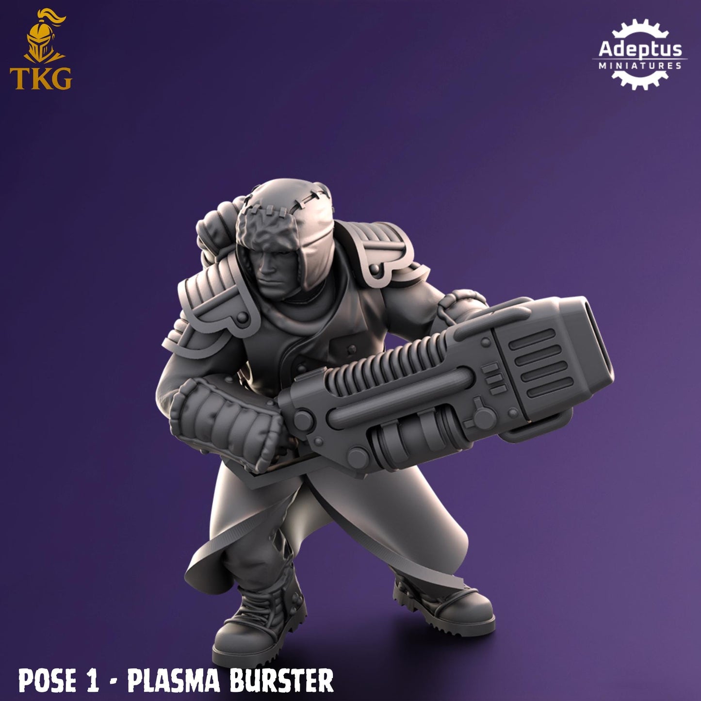 Iceward Division Special Weapons Team by Adeptus Miniatures | 3D printed Tabletop Miniatures