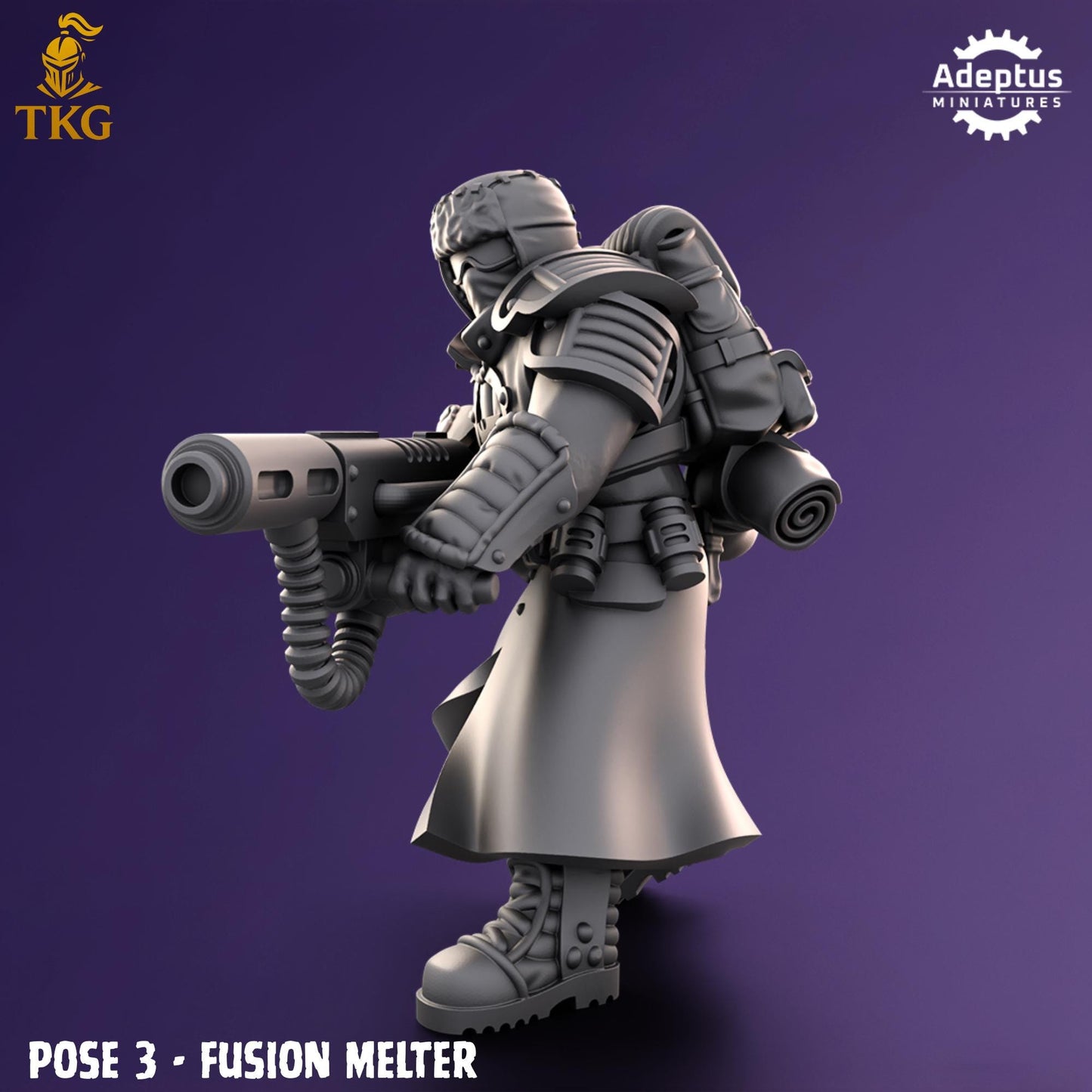 Iceward Division Special Weapons Team by Adeptus Miniatures | 3D printed Tabletop Miniatures