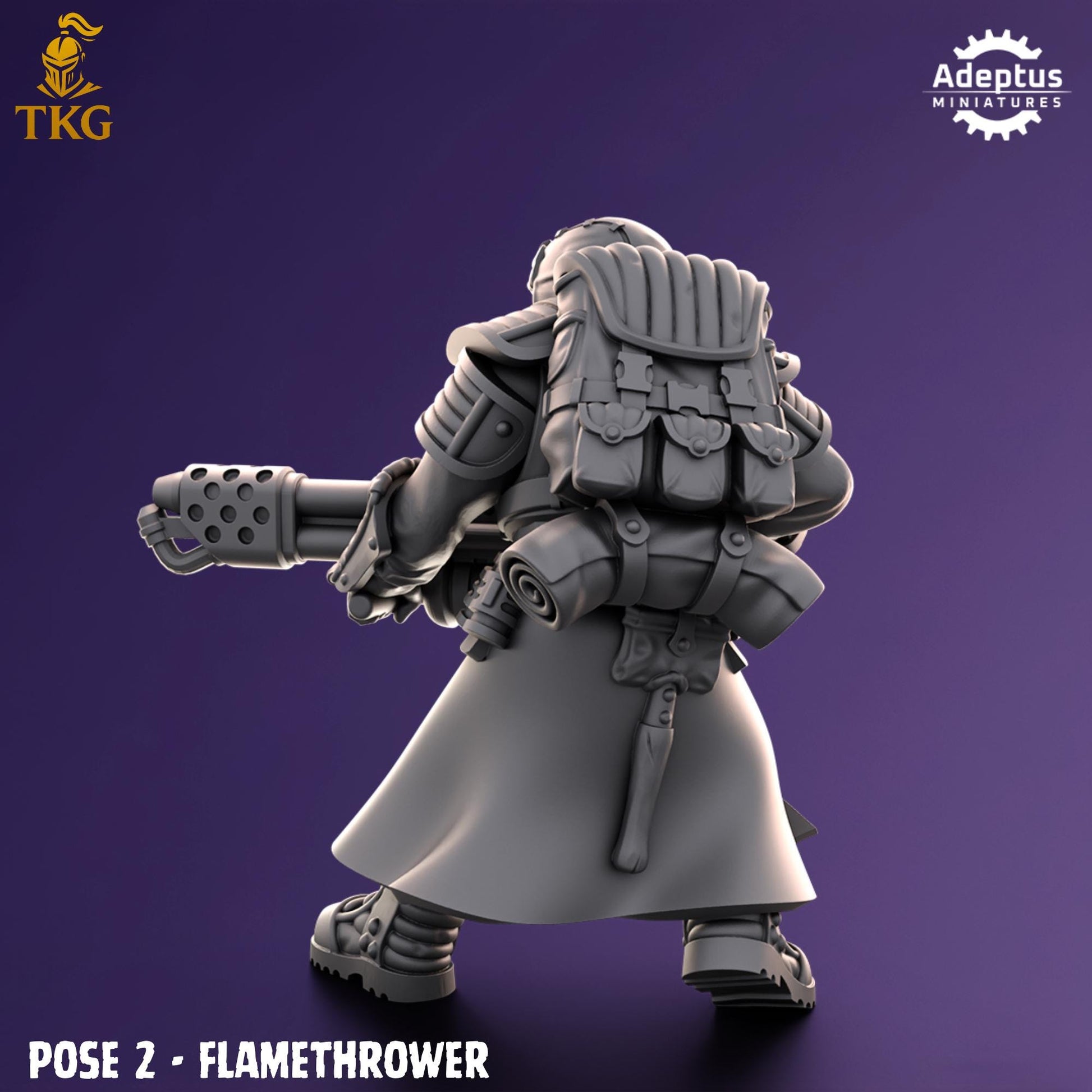 Iceward Division Special Weapons Team by Adeptus Miniatures | 3D printed Tabletop Miniatures