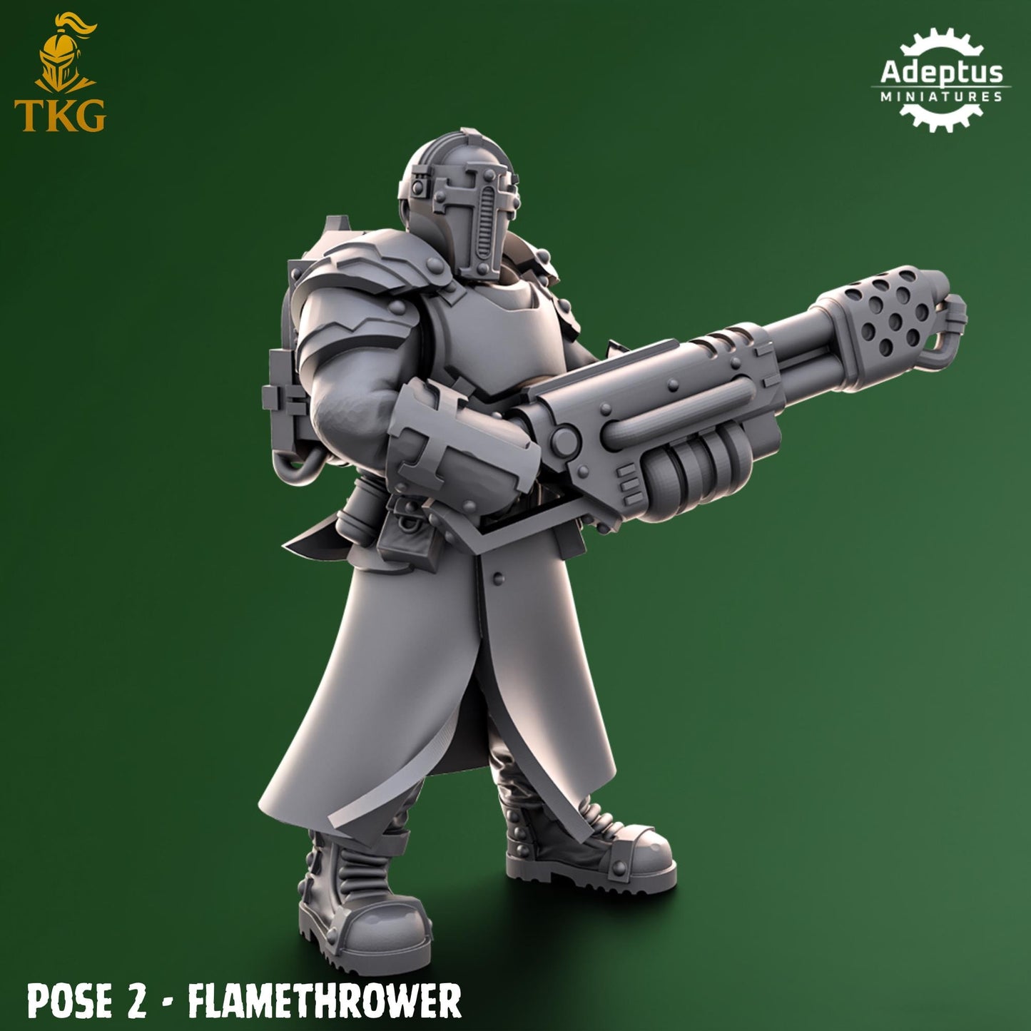 Crusaders Covenant Special Weapons Team by Adeptus Miniatures | 3D printed Tabletop Miniatures