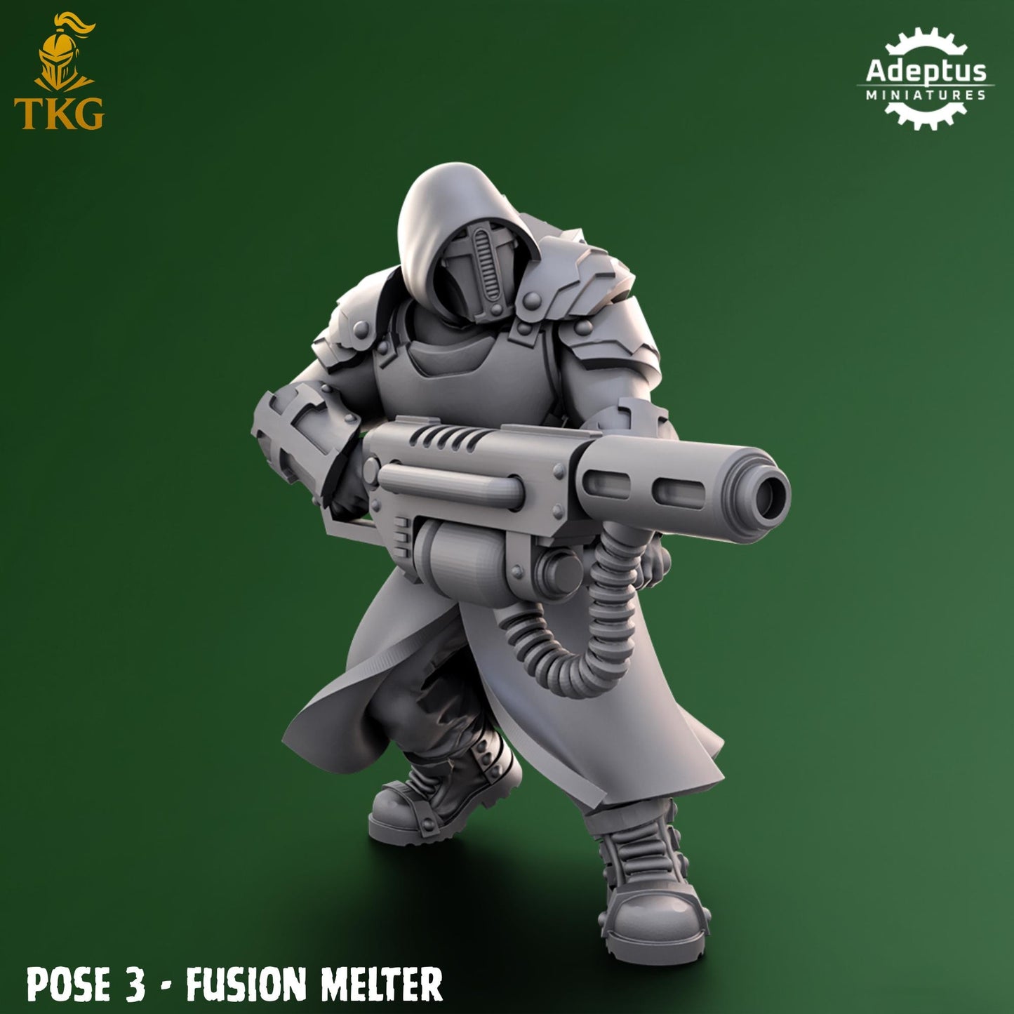 Crusaders Covenant Special Weapons Team by Adeptus Miniatures | 3D printed Tabletop Miniatures