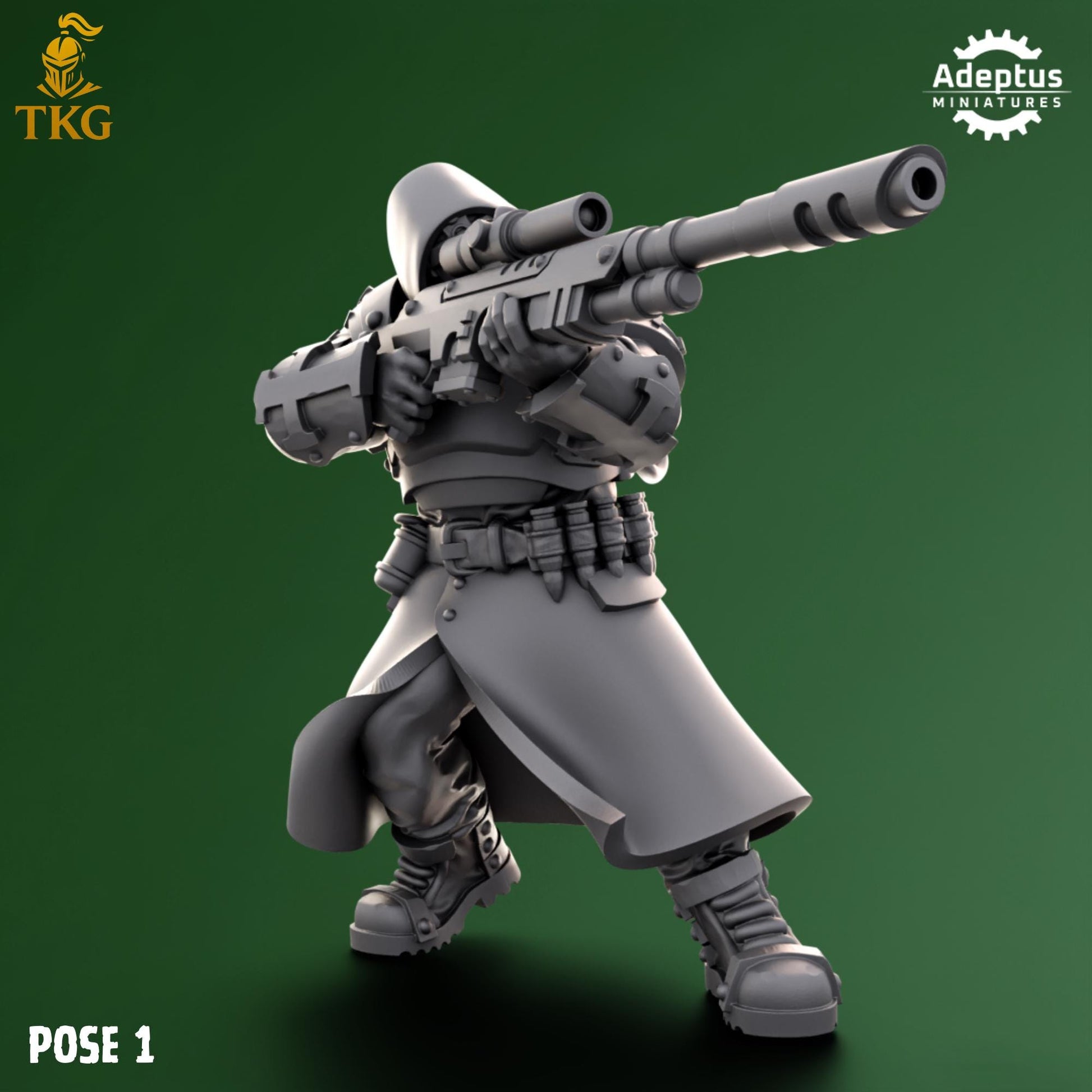 Crusaders Covenant Snipers by Adeptus Miniatures | 3D printed Tabletop Miniatures