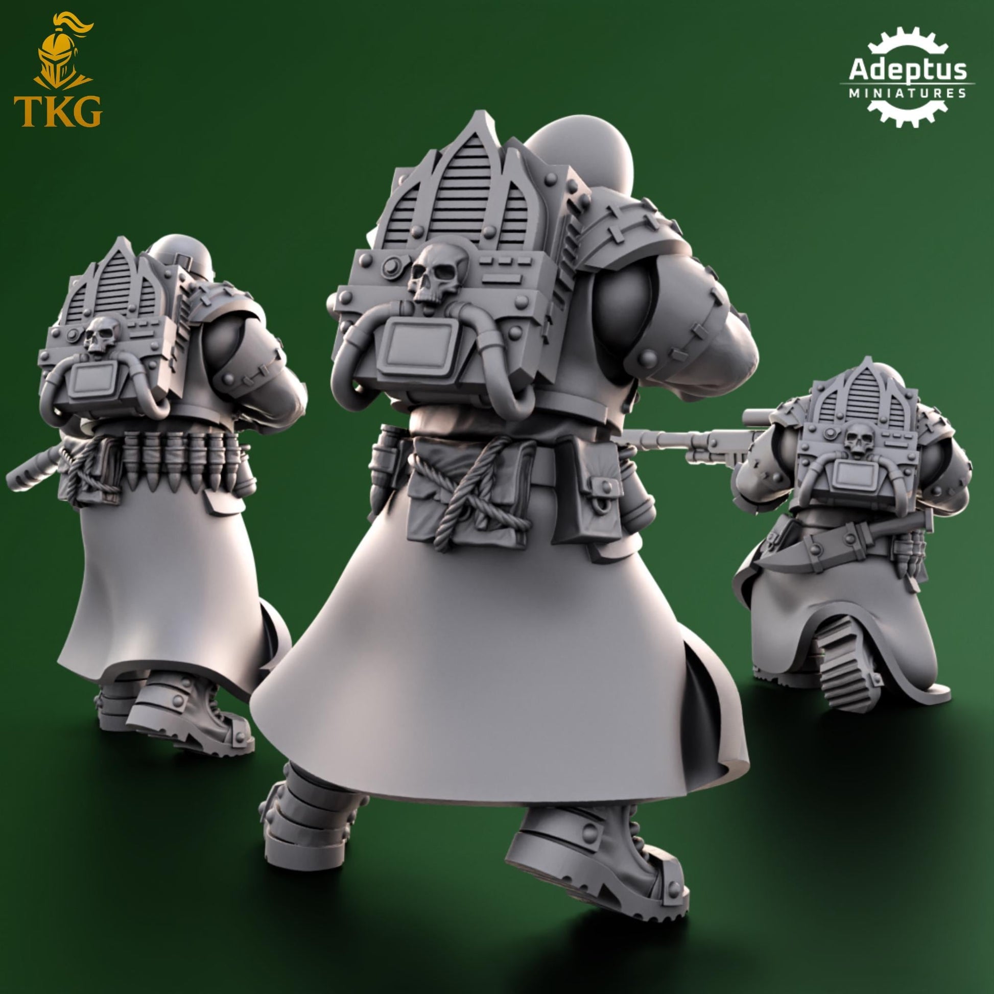 Crusaders Covenant Snipers by Adeptus Miniatures | 3D printed Tabletop Miniatures