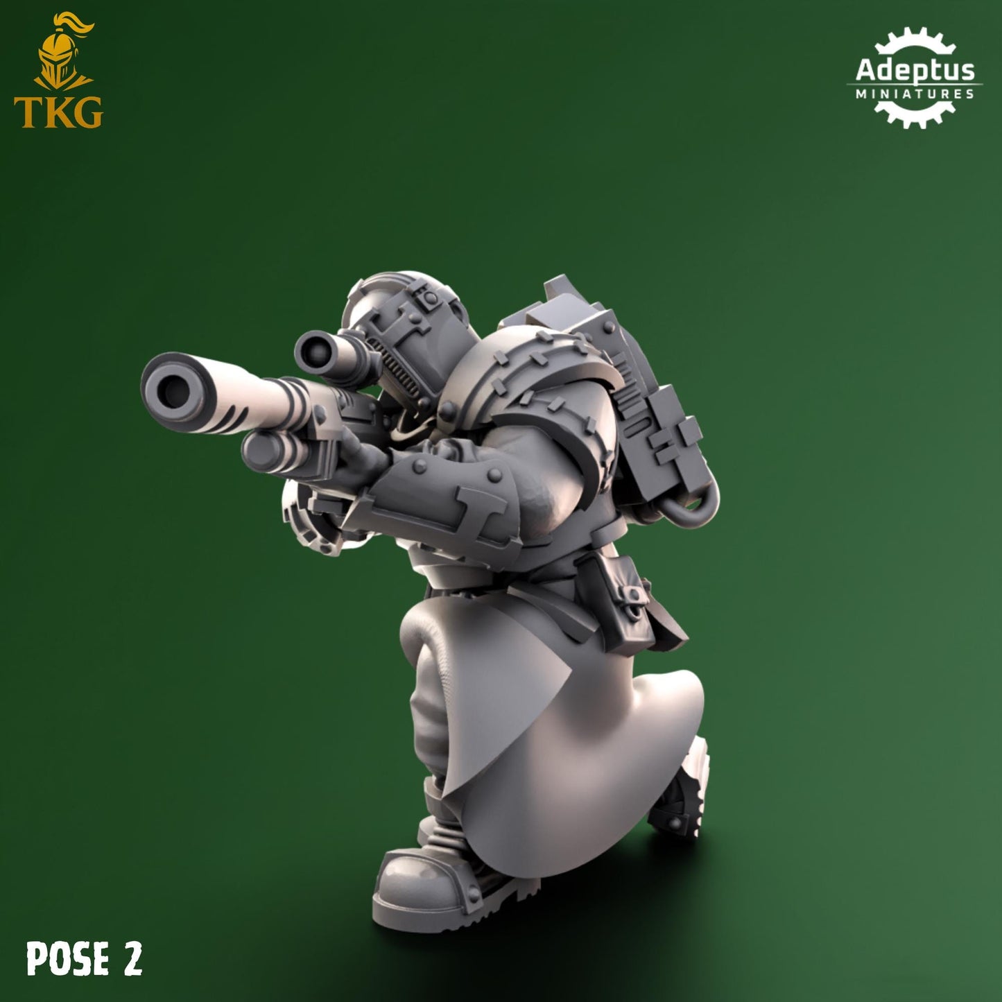 Crusaders Covenant Snipers by Adeptus Miniatures | 3D printed Tabletop Miniatures